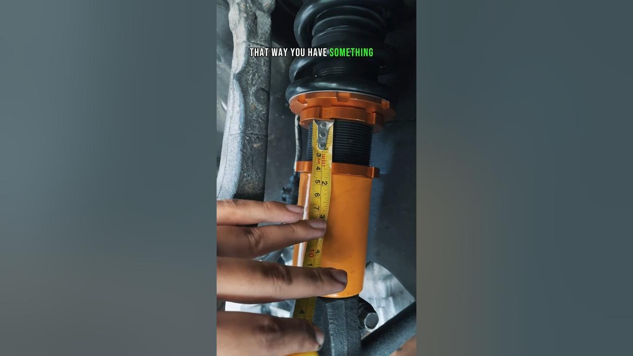 How to raise a car with coilovers shorts coilovers honda YouTube