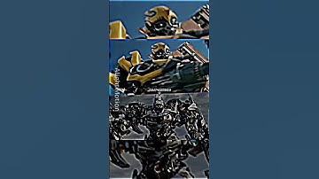 bumblebee (tlk)vs soundwave (dotm) re edition #transformers #vs #reels #edit