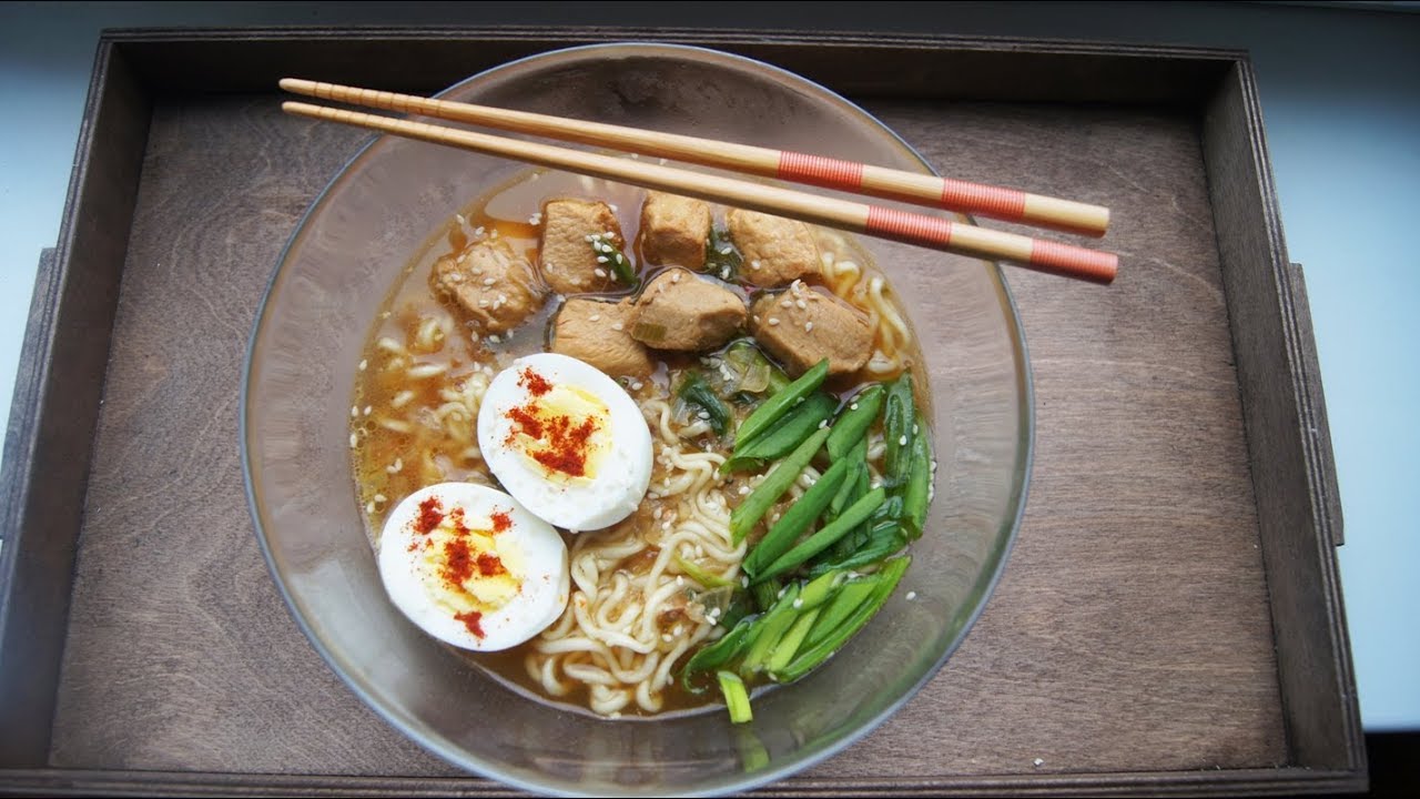 СУП РАМЕН С КУРИЦЕЙ. Простой рецепт|How to make ramen - YouTube