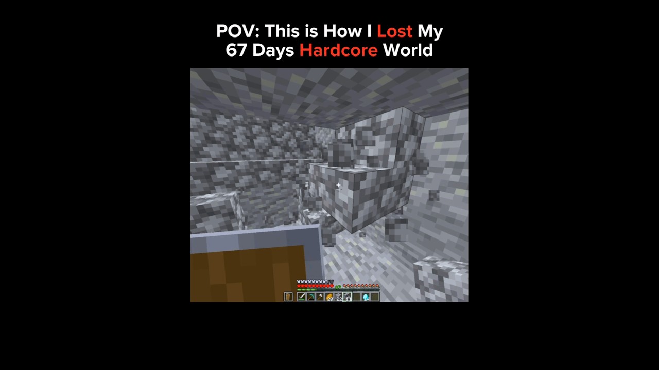 How I Lost My 67 Days Hardcore World...😭