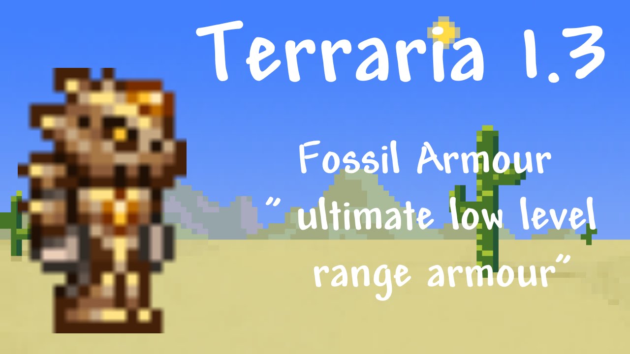 Fossil Armour - Terraria  Guide - YouTube