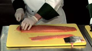 How To Portion (Cut) Salmon Filet