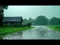 4K 10 hours - Tropical Storm Window with Rain & Thunder - relaxation, meditation, nature.123