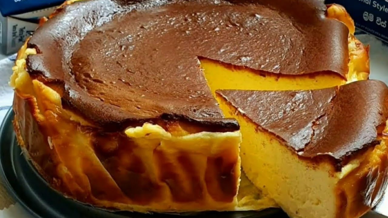 BURNT CHEESE CAKE YouTube