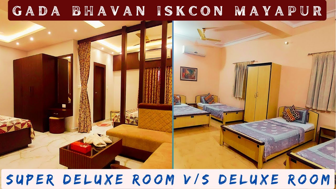 Super Deluxe Room And Deluxe Room In Gada Bhavan | How To Book A Room In ISKCON Mayapur