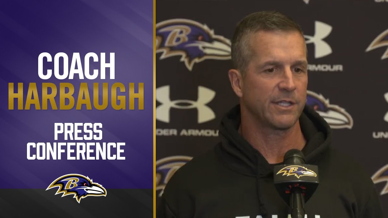John Harbaugh Monday Press Conference 11/22 |  Baltimore Ravens