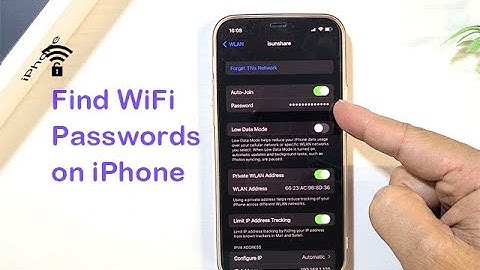 [Easily and Quickly] Find or View WiFi Passwords on iPhone/iPad If Forgot