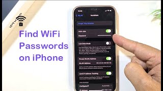 [Easily and Quickly] Find or View WiFi Passwords on iPhone/iPad If Forgot