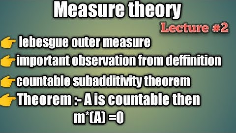 Lebesgue outer measure in real analysis in hindi by himanshu singh