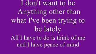 I dont wanna be lyrics by Gavin Dergraw