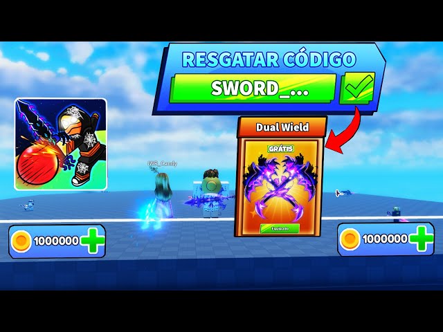 TODOS OS NOVOS CÓDIGOS de WINS +SWORDS no BLADE BALL! ROBLOX BLADE