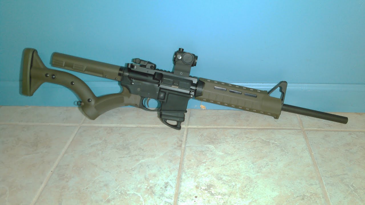 Ruger AR-556 (unSAFE compliant) .