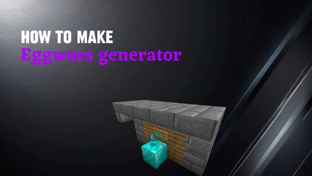 How to make eggwars generator #cubecraftbedrock #minecraft - YouTube