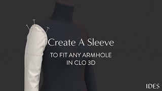 How To Create A Sleeve Pattern in CLO 3D