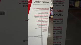 Upright freezer 220 at Walmart
