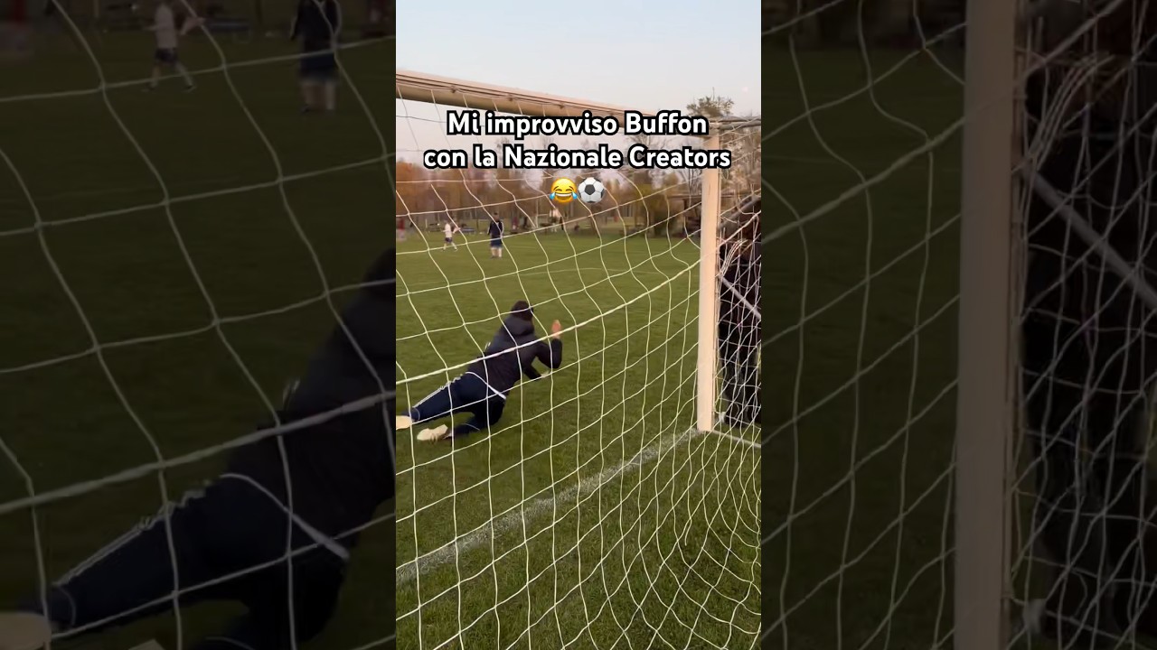 Mi improvviso Buffon con la Nazionale Creators 😂⚽️ 
