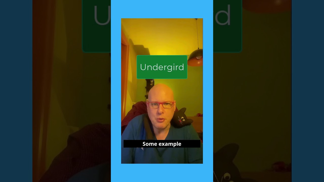 Word of the Day: Undergird