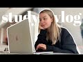 study vlog | my final week of university exams!