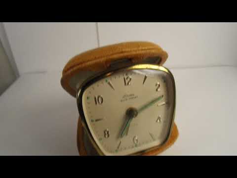 Vintage Linden Black Forest Travel Alarm Clock