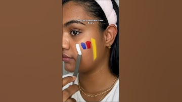 Pov: you understand colour theory ❤️💙 #colourtheory #makeup