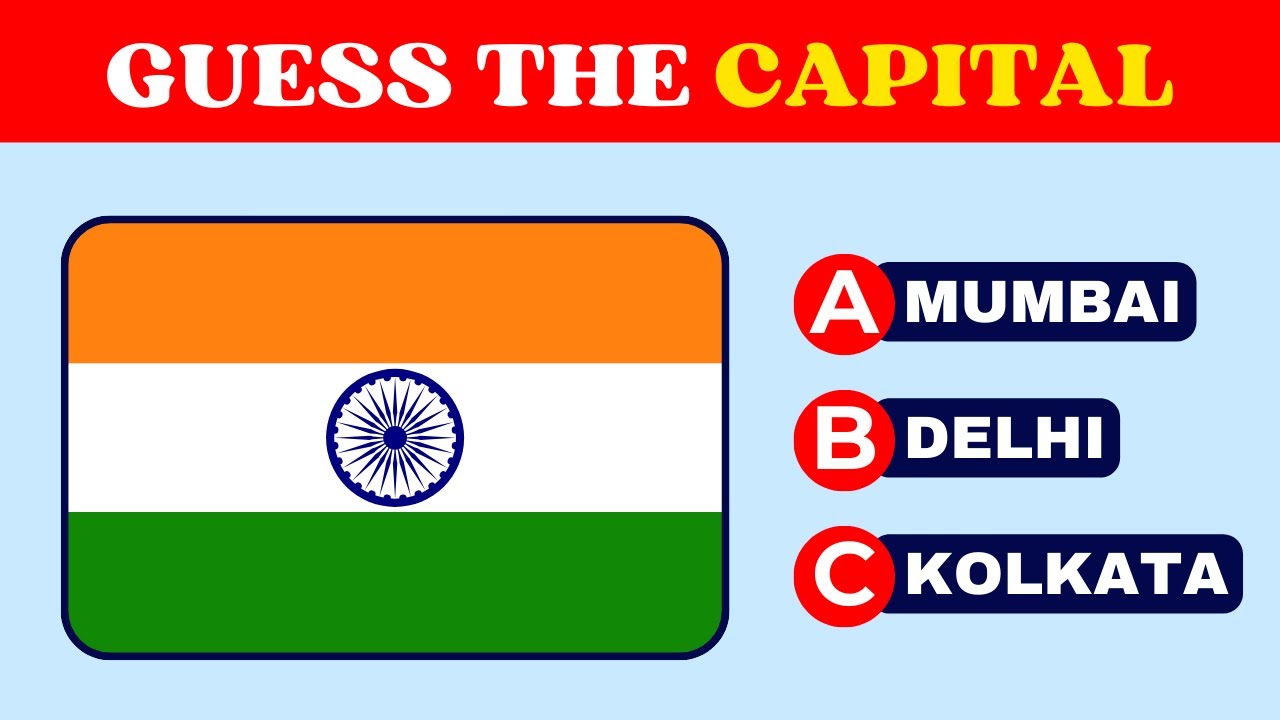 GUESS THE CAPITAL CITY || COUNTRY CAPITAL QUIZ || GK QUIZ - YouTube