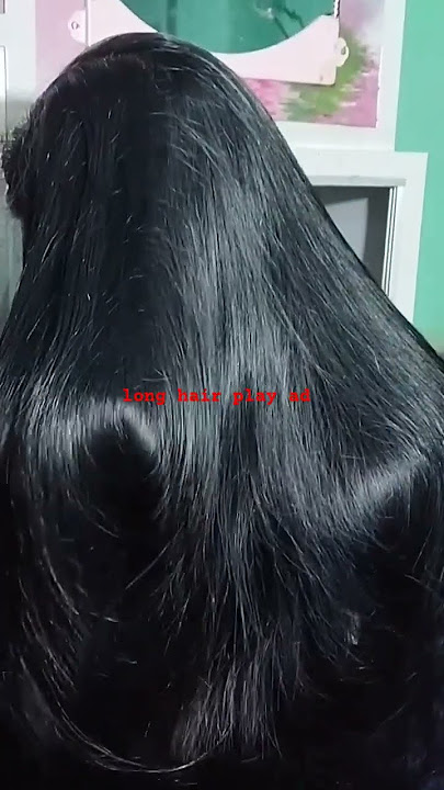 Long Hair play And Gorgeous Black And Silky Long Hair Play For Beautiful Woman |