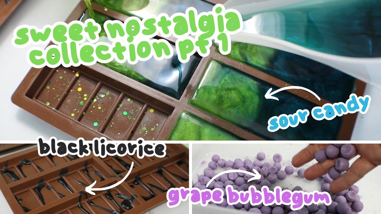 Making Wax Melts Inspired Childhood Treats | Silent Studio Vlog