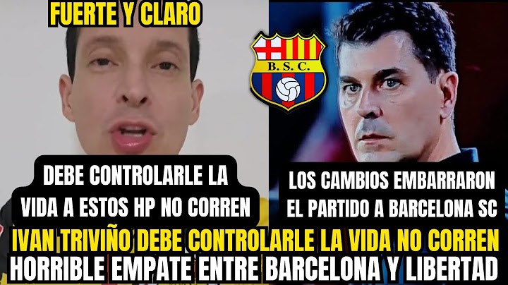 🚨Insólito: Iván Triviño revienta a jugadores de Barcelona SC tras horrible empate con Libertad