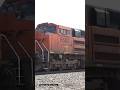 BNSF coal train meets mixed freight in Ottumwa, IA #ottumwa #bnsf #freighttrain #coaltrain #sd70ace