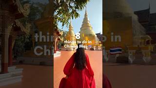 8 best things to do in Chiang Mai, Thailand #travelshorts #chiangmai #thailand