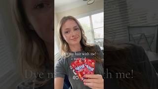 DYE MY HAIR WITH KOOL-AID 💇‍♀️🖍️ #shortsvideo #hair #hairtransformation #red #shorts