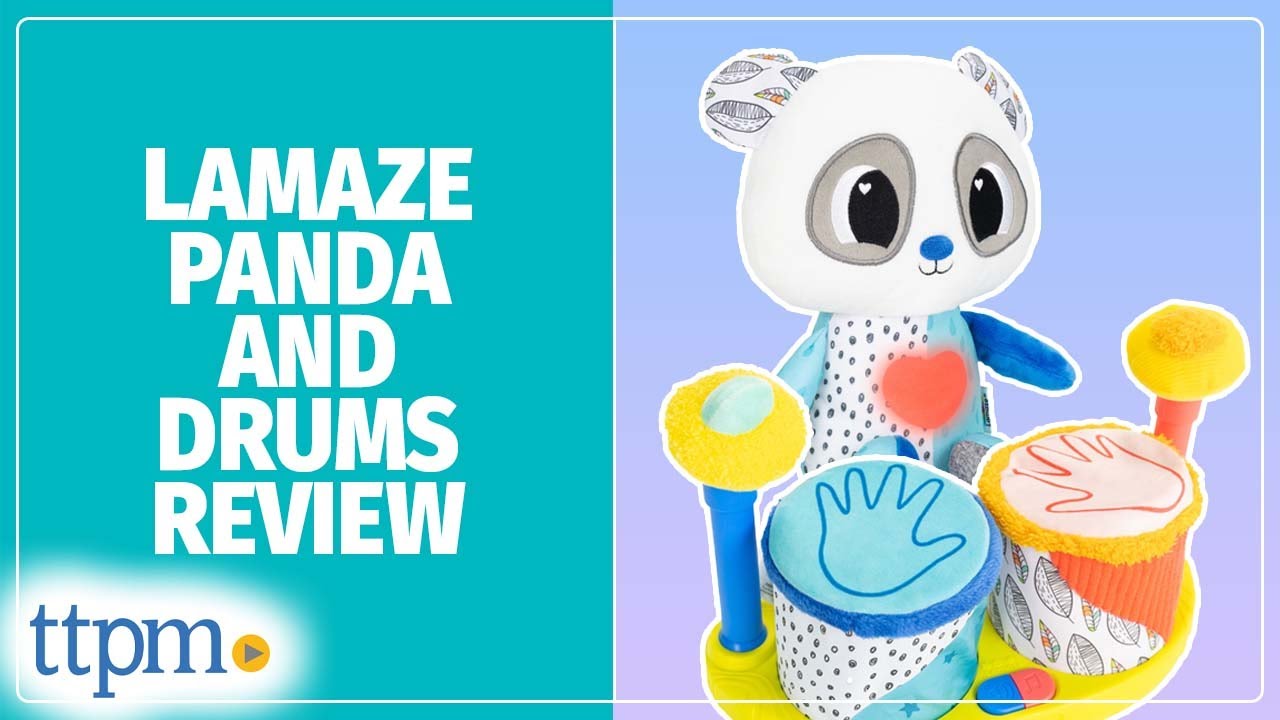 Lamaze Squeeze Beats First Drum Set and Soothing Heart Panda YouTube