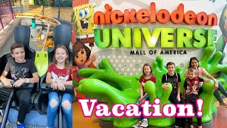 Nickelodeon Universe Theme Park Vlog In The Mall of America