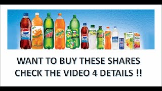 How to Buy #PEPSI #AQUAFINA #SLICE STOCKS in INDIA || Invest in #pepsico || #RJCORP #VBL #VARUN