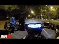 Mt07 lams  gsxr 750 ripping up the streets warning severe hooning