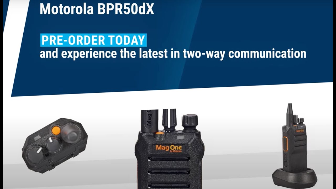 Two Way Direct Introducing the Motorola BPR50dX Two-Way Radio | Motorola Solutions ...