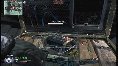 1v2 Clutch MW2 GB Match