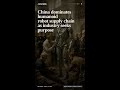 China dominates humanoid robot supply chain as industry seeks purpose #shorts