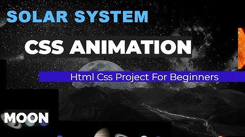 Html Css Project For Beginner | Moon with Light | HTML CSS | Star | LearningByU