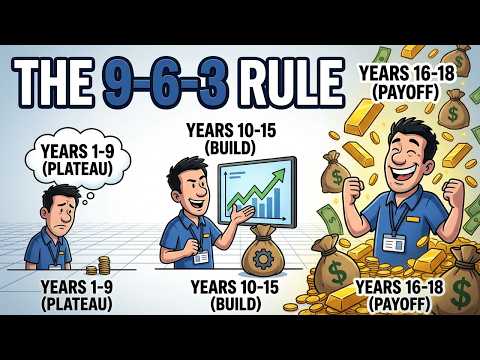 Thumbnail for Why Compounding FEELS Slow (Until the 9-6-3 Rule Kicks In)