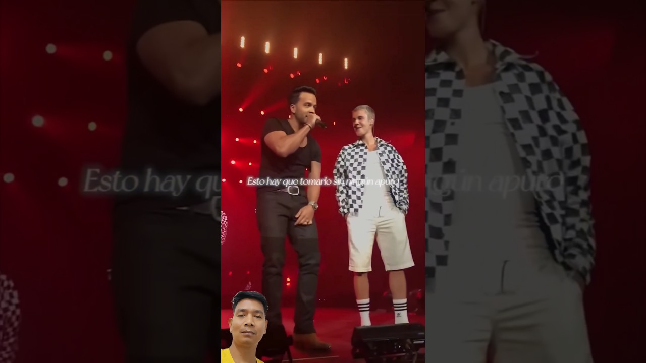 Justin Bieber singing a Spanish song 