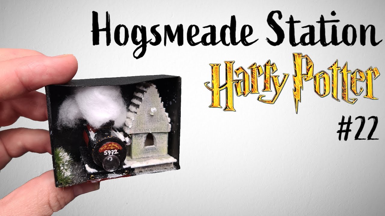 Hogsmeade Station | a Harry Potter Matchbox Diorama | Harry Potter miniature