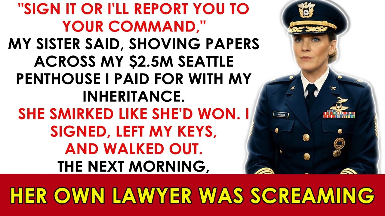 My Sister Made Me Sign Over My $2 5M Penthouse — The Next Morning, Her Own Lawyer Was Screaming