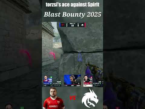 TORZSI ACE ON ANCIENT VS SPIRIT! | BLAST BOUNTY 2025 | CS2 SHORTS  #cs2 #gaming