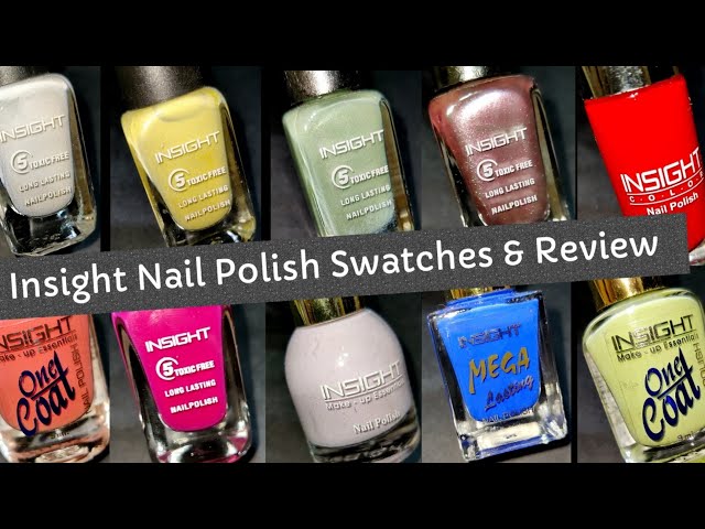 Insight Cosmetics Paste Nail Polish | Full collection Review & Nail  Swatches | crazyaboutcolors - YouTube