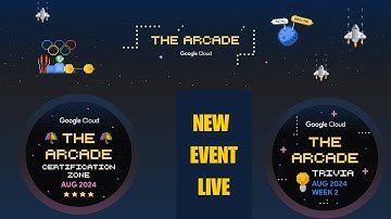 The Arcade Certification Zone & Trivia Week 2 August 2024 || Free Swags & Goodies || Live Now