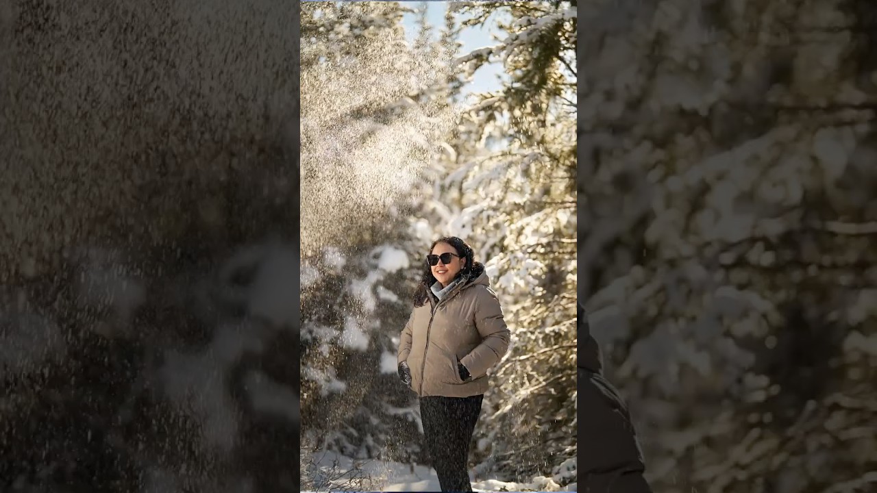 Off Camera Flash + Snow + Natural Light = Perfect Combo 