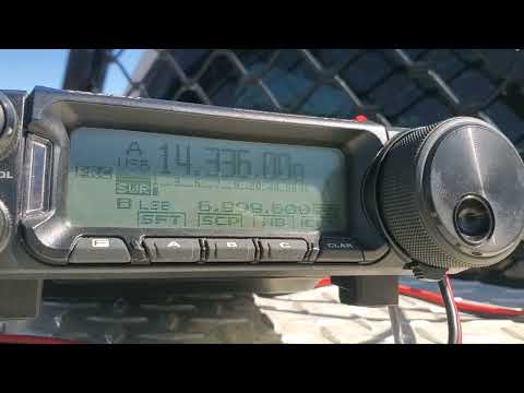 portable ft891, mp1c super antenna and sla battery