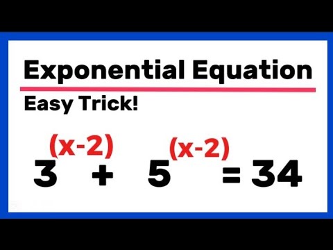 How to Solve Exponential Equations | Math Made Simple - YouTube