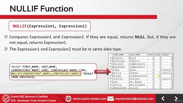 8.4 Conversion Functions-[Null Related NVL, NVL2, NULLIF, COALESCE Functions]